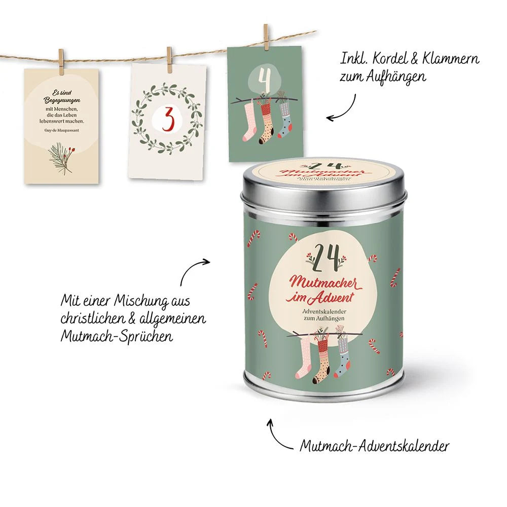 24 Mutmacher im Advent - Adventskalender – Ansicht
