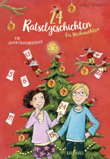 Buchcover von '24 Rätselgeschichten bis Weihnachten' - Gebundene Ausgabe von Diana Steinbrede