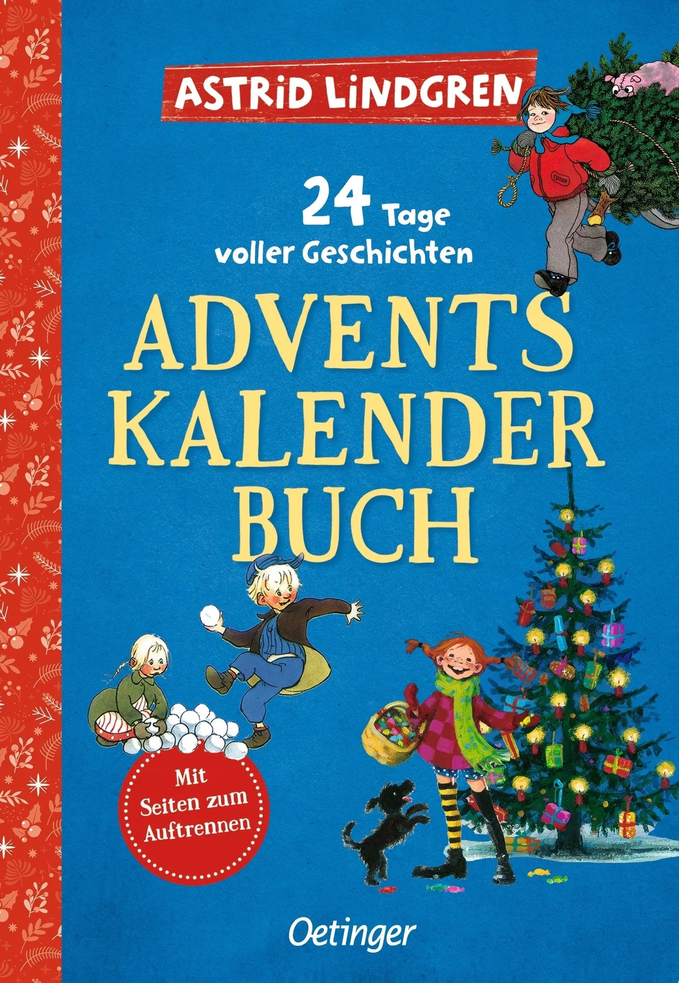 Buchcover von '24 Tage voller Geschichten. Adventskalenderbuch' - Gebundene Ausgabe von Astrid Lindgren