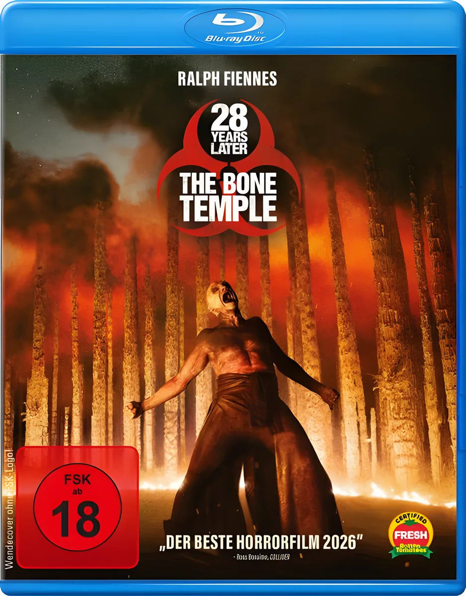 Blu-ray-Cover: 28 Years Later: The Bone Temple. Regie: Nia DaCosta