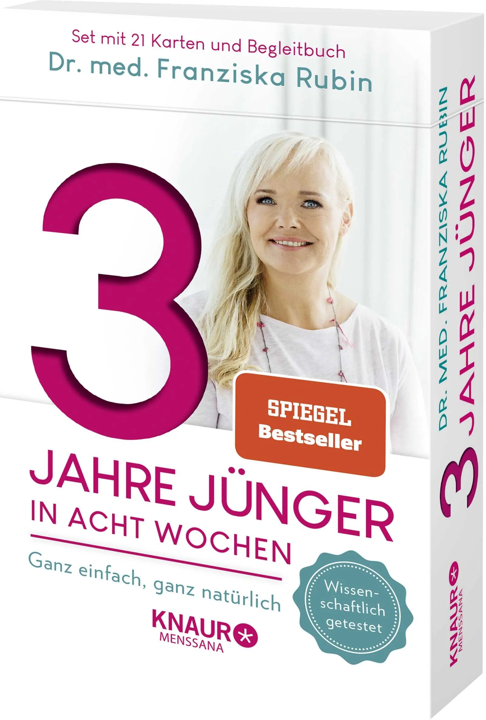 Buchcover von '3 Jahre jünger in acht Wochen' - Taschenbuch von Franziska Rubin