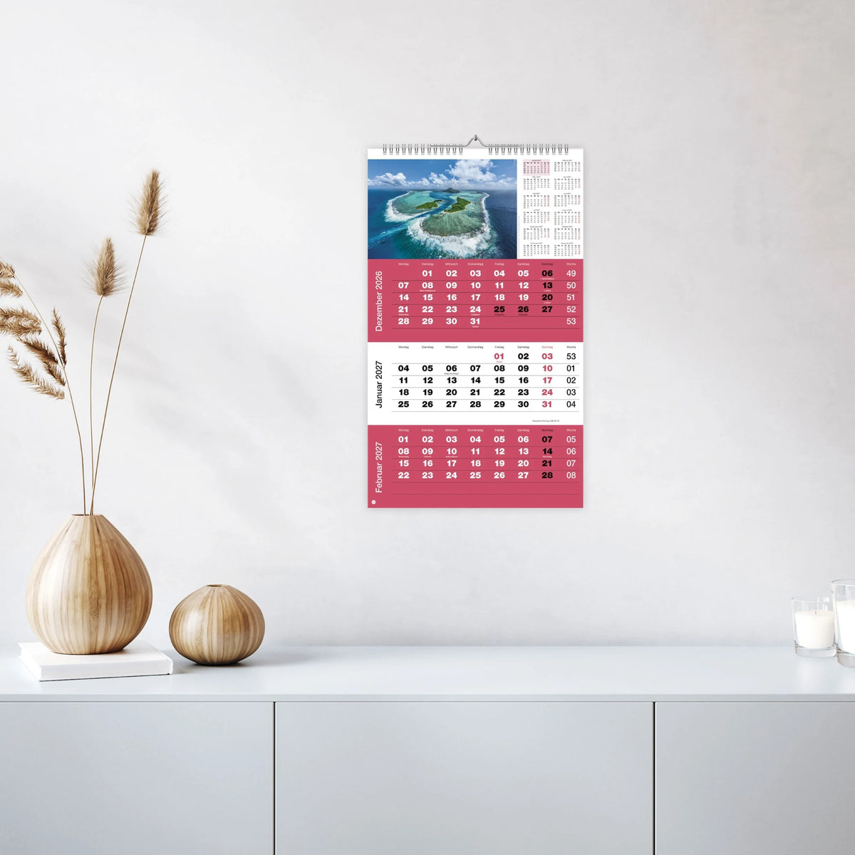 3-Monatsplaner Foto Traumziele 2027 – Ansicht
