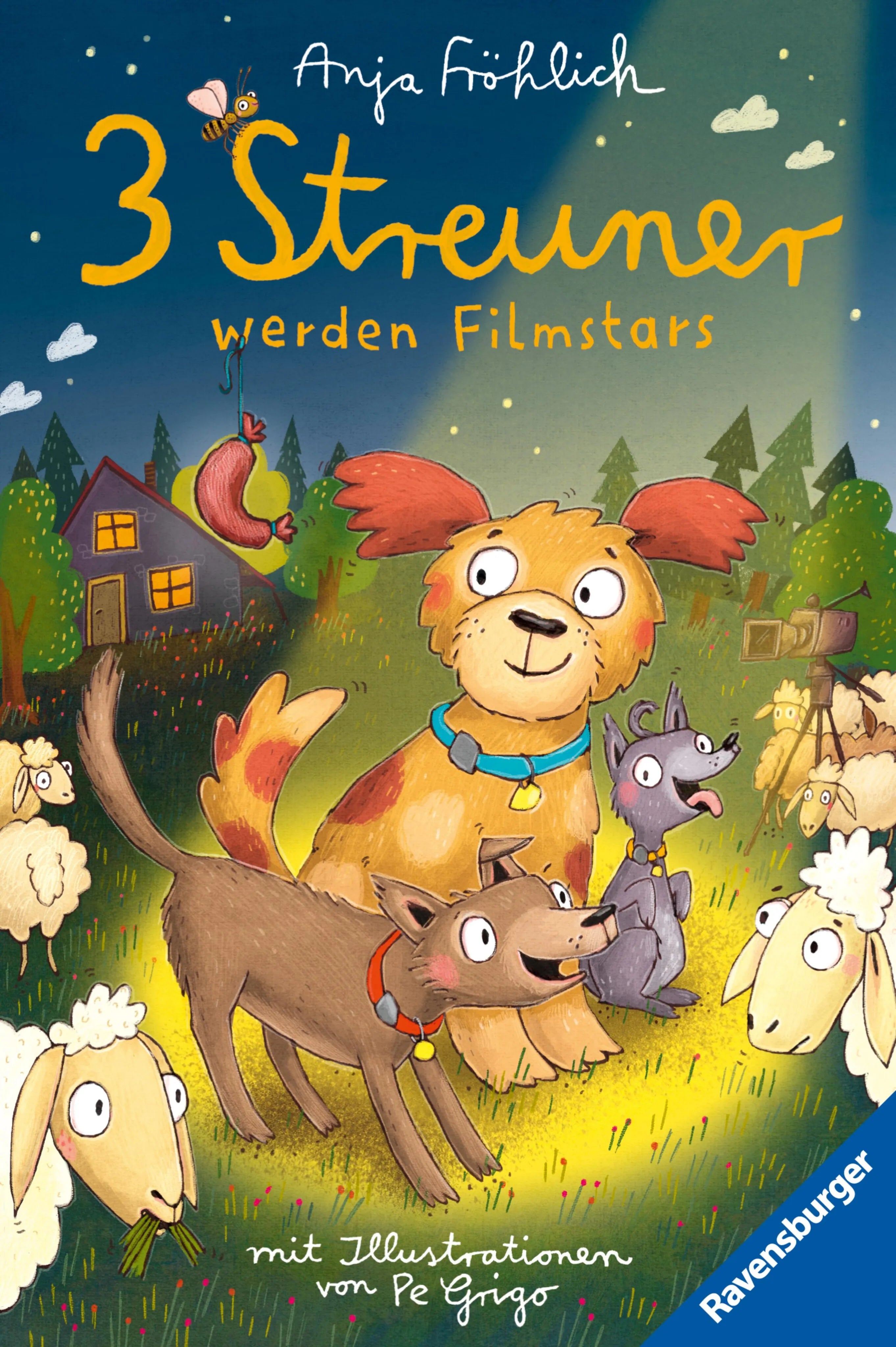 Cover: 3 Streuner werden Filmstars (E-Book) von Anja Fröhlich