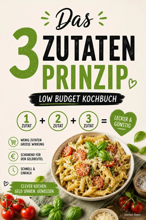 3 Zutaten Prinzip-Kochbuch