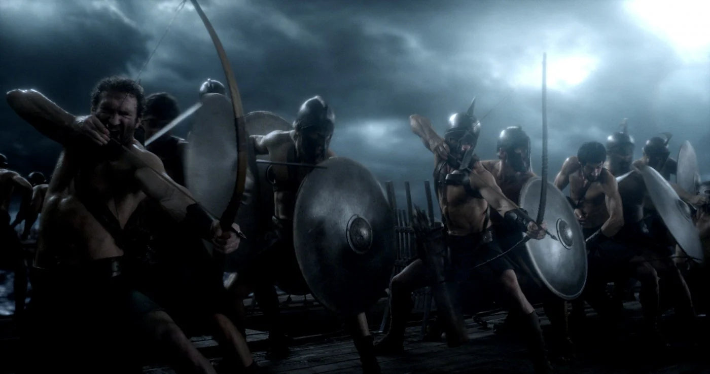 300: Rise of an Empire – Griechische Krieger im Kampf mit Schilden