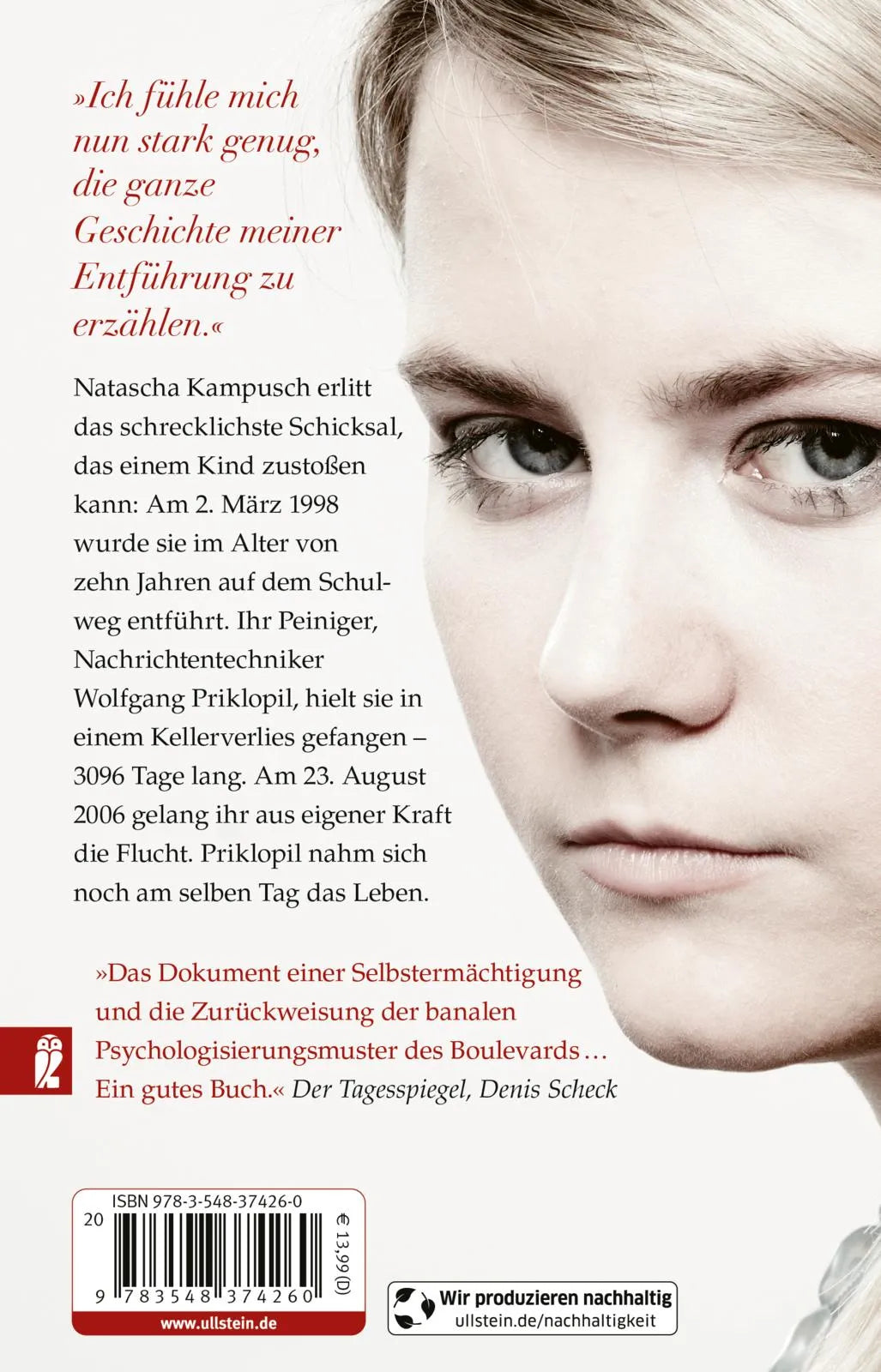 Rückseite: 3096 Tage (Taschenbuch)
