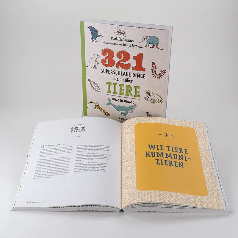 Innenansicht von '321 superschlaue Dinge, die du über Tiere wissen musst' - Paperback