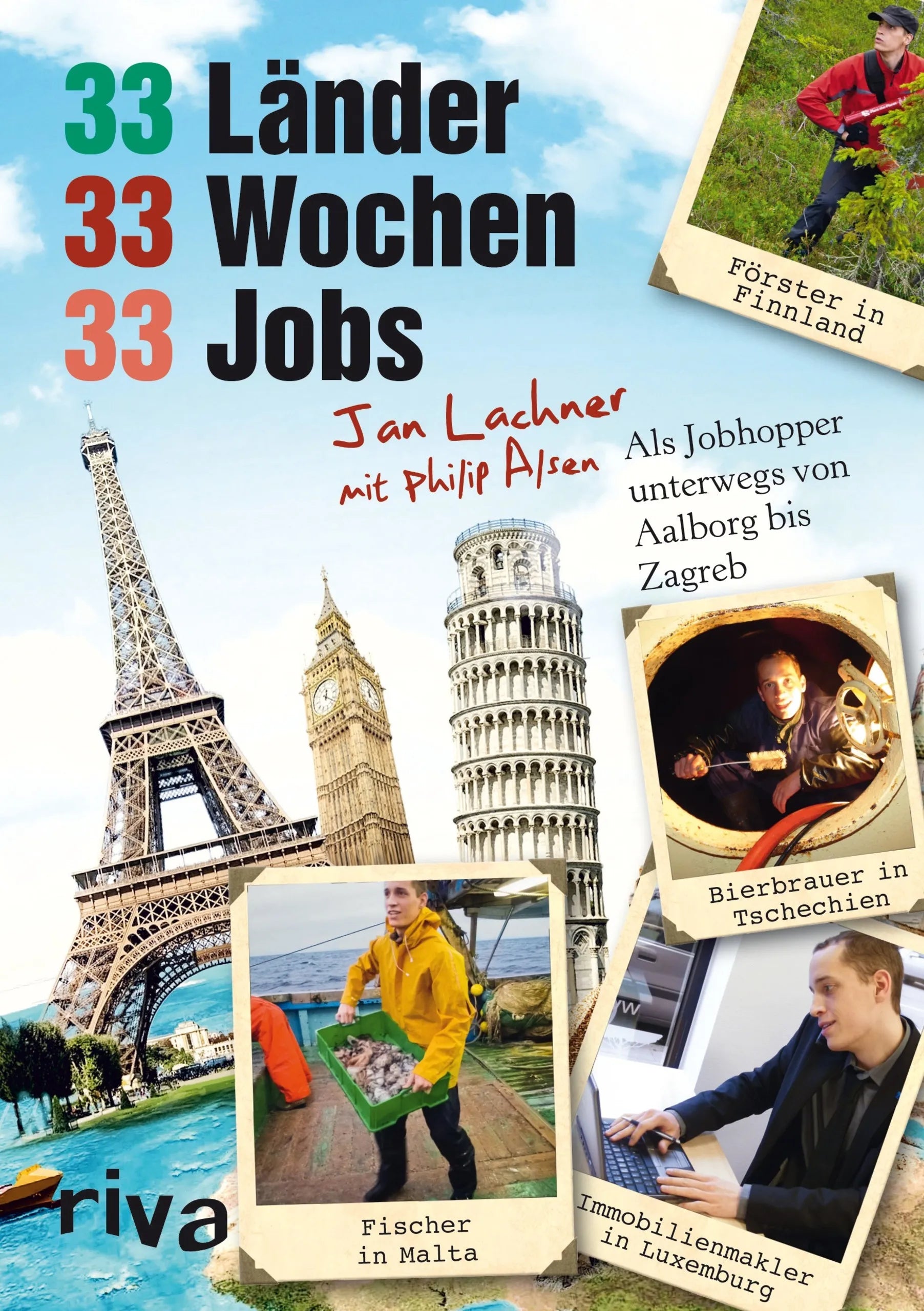 Buchcover von '33 Länder, 33 Wochen, 33 Jobs' - Taschenbuch von Jan Lachner