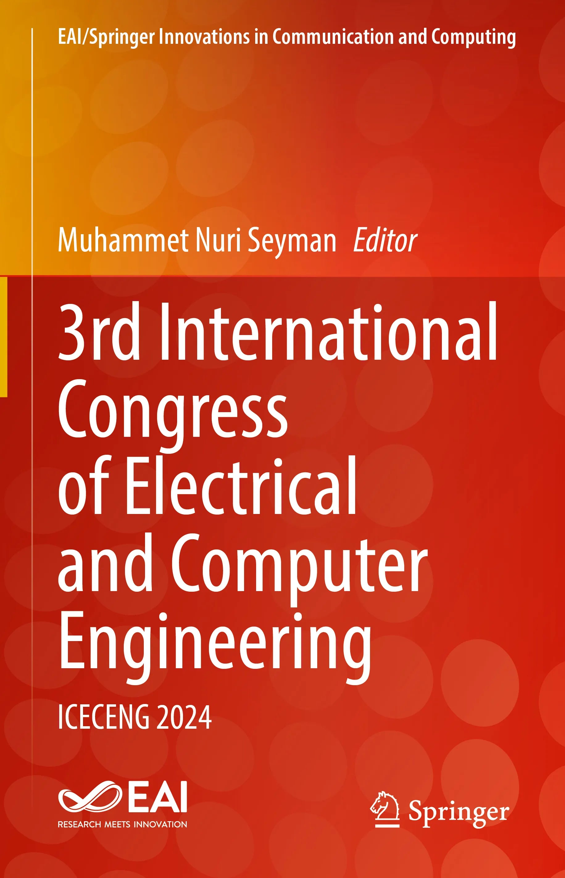 Cover: 3rd International Congress of Electrical and Computer Engineering (E-Book)