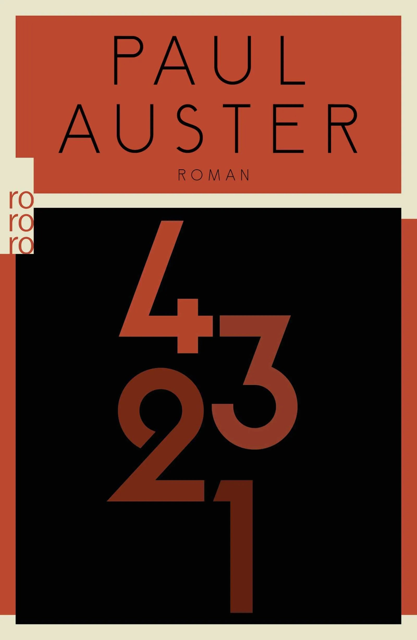 Buchcover von '4 3 2 1' - Taschenbuch von Paul Auster