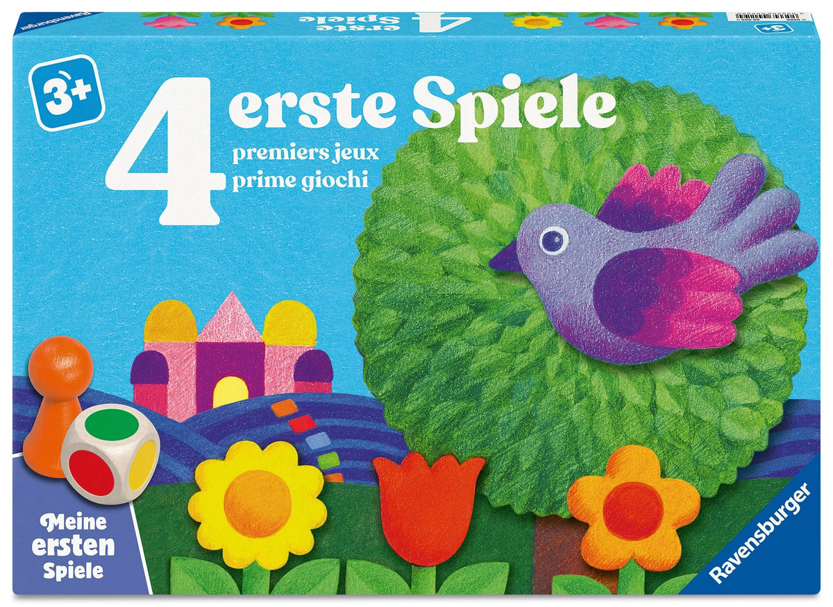Kinderspiel: 4 erste Spiele - Kinderspiel ab 3 Jahre