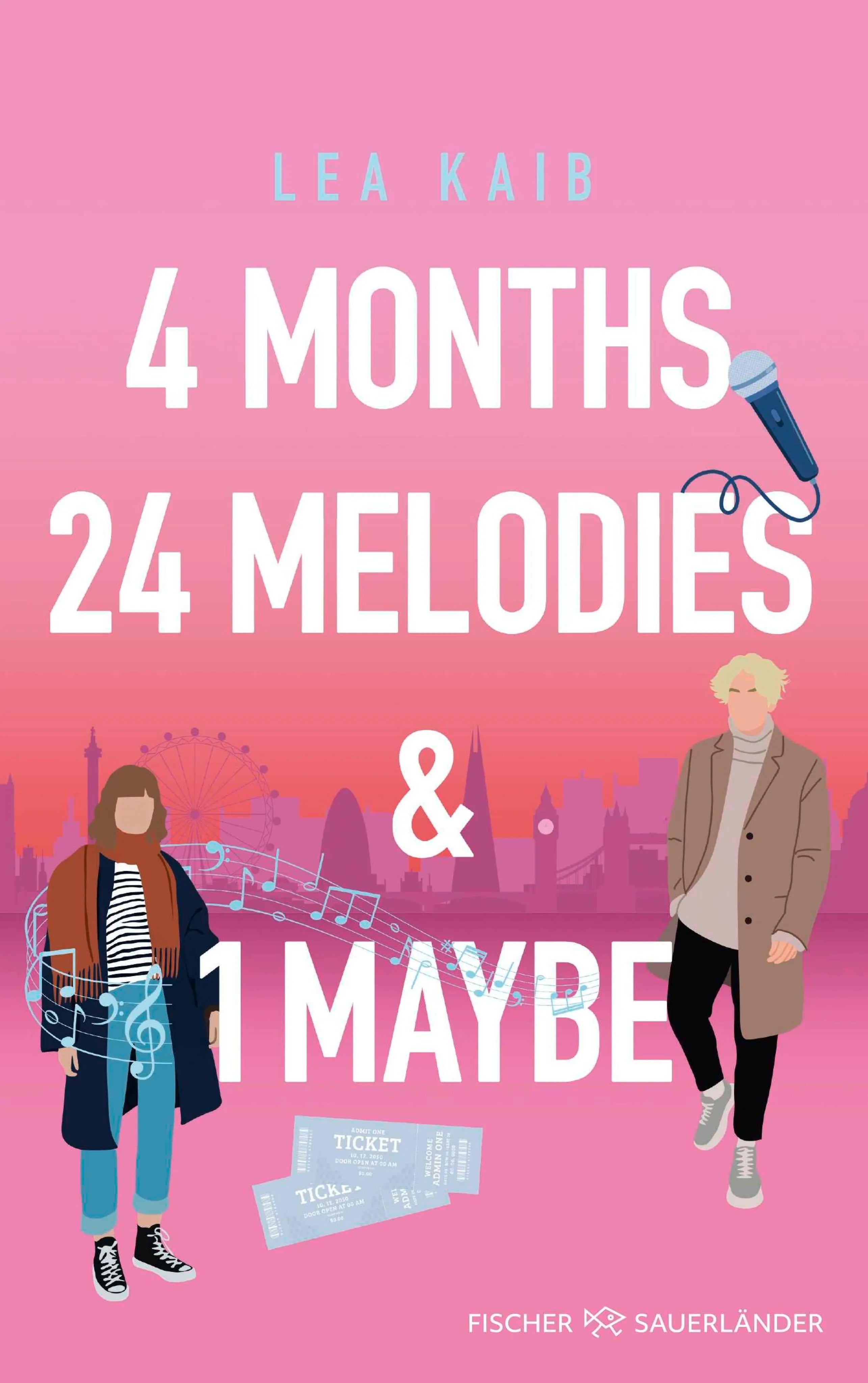 Cover: 4 Months, 24 Melodies & 1 Maybe (E-Book) von Lea Kaib
