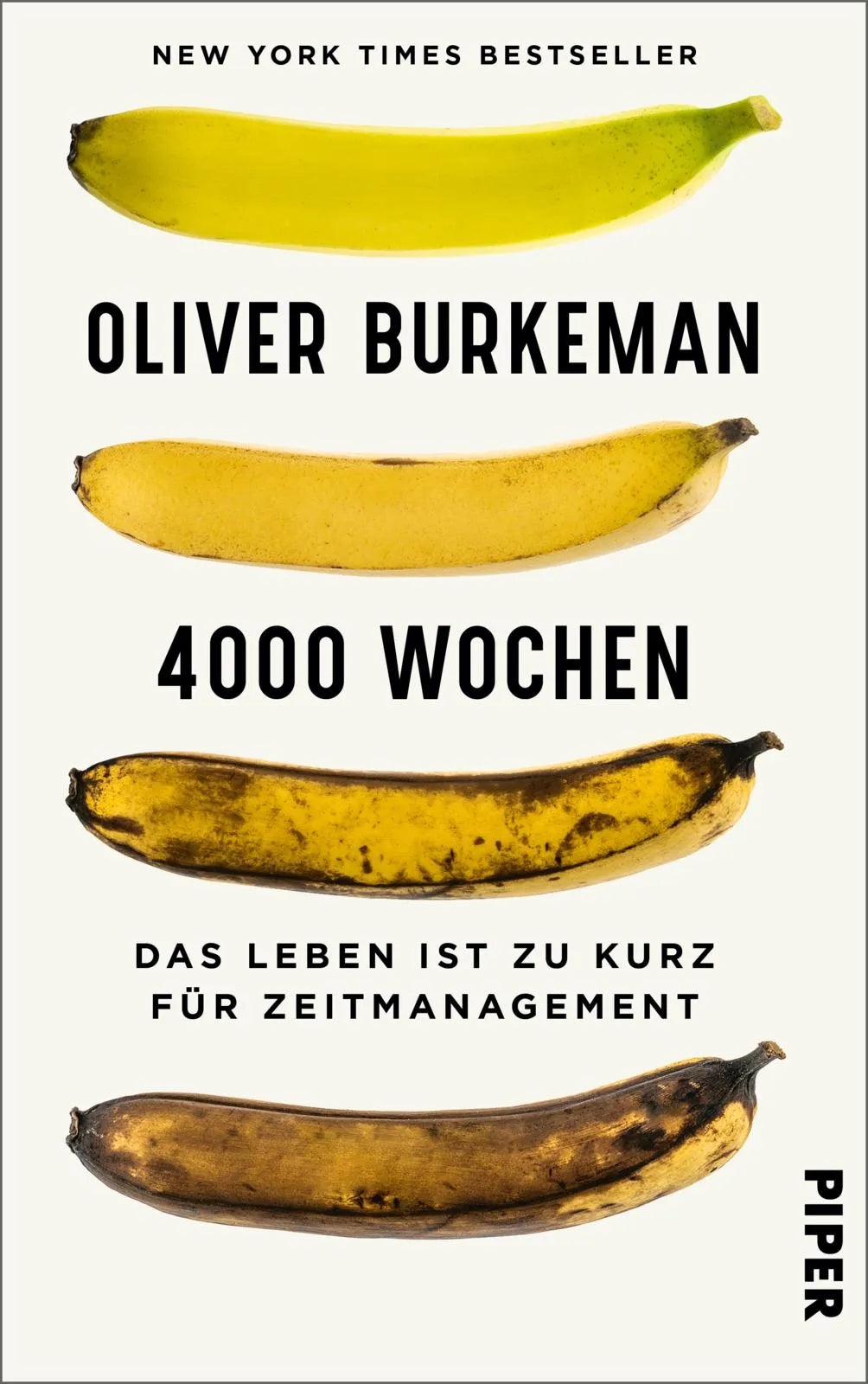 Cover: 4000 Wochen (Hardcover) von Oliver Burkeman