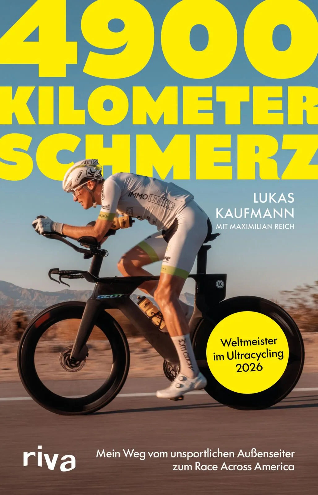 Cover: 4900 Kilometer Schmerz (Taschenbuch) von Lukas Kaufmann
