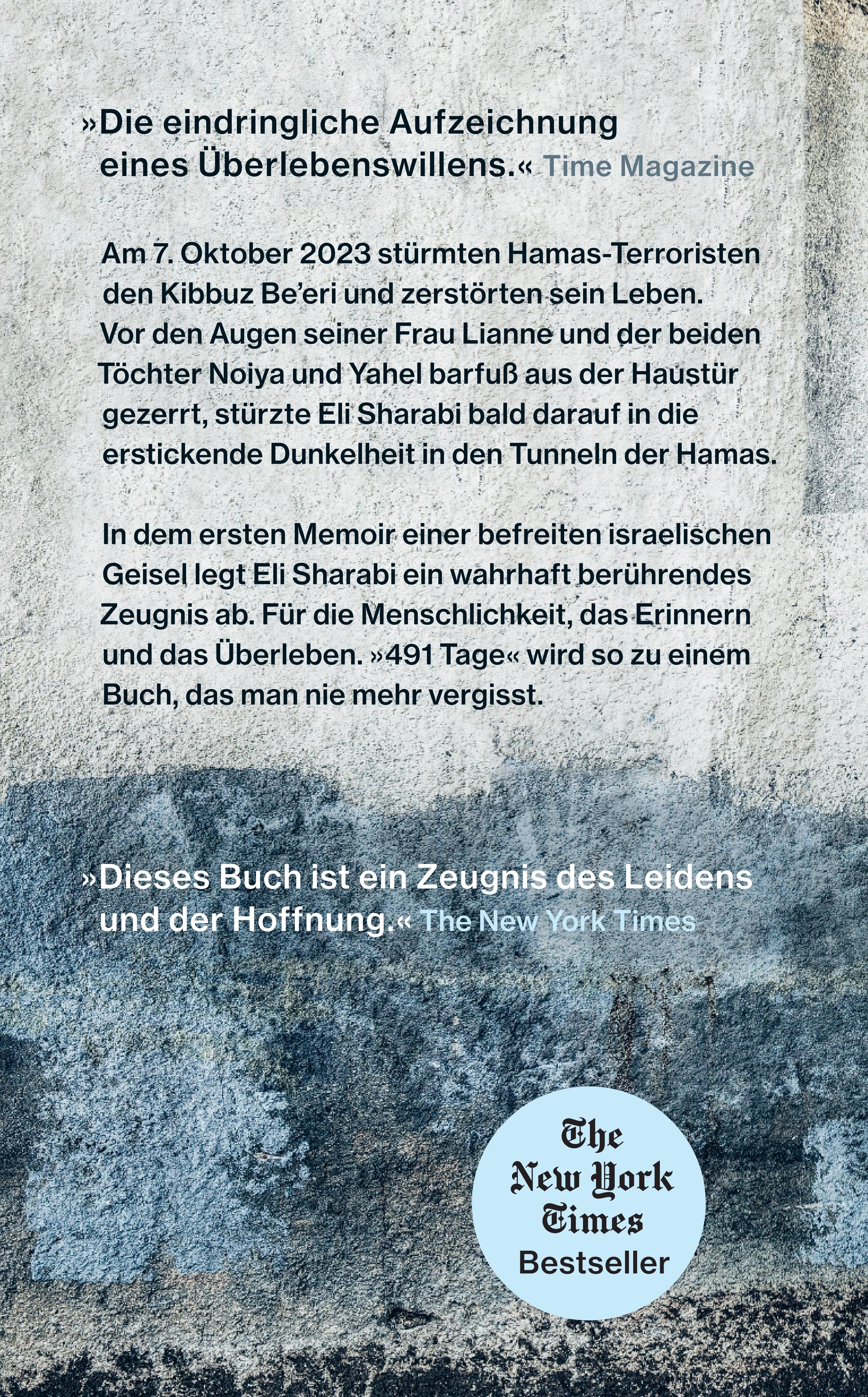 Rückseite: 491 Tage (Hardcover)