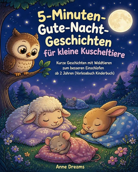 5-Minuten-Gute-Nacht-Geschichten für kleine Kuscheltiere
