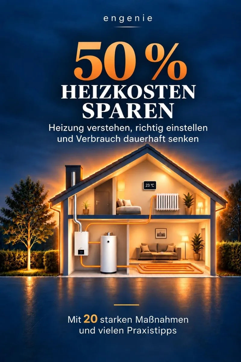 Cover: 50 % Heizkosten sparen (E-Book) von engenie .
