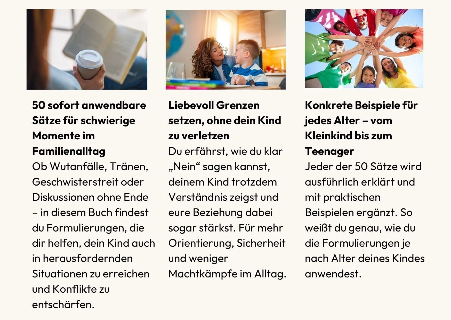 Detailansicht: 50 Sätze, die es Eltern leichter machen (Paperback)