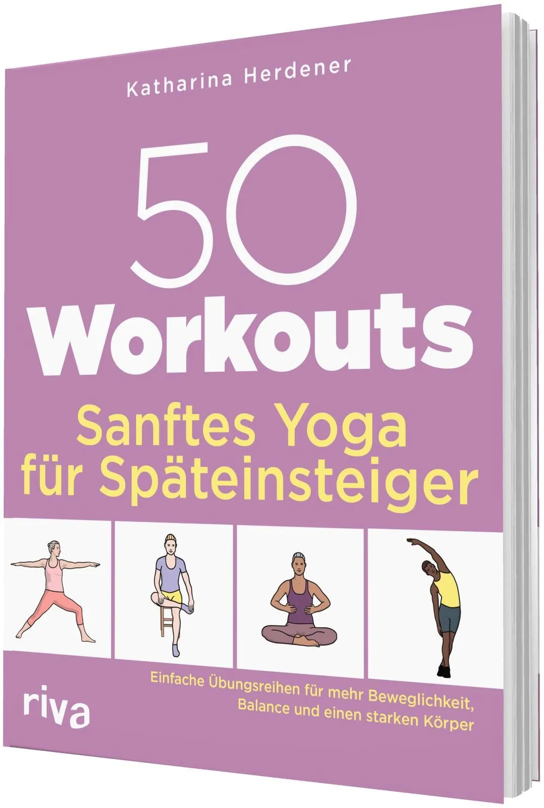 Detailansicht: 50 Workouts – Sanftes Yoga für Späteinsteiger (Taschenbuch)