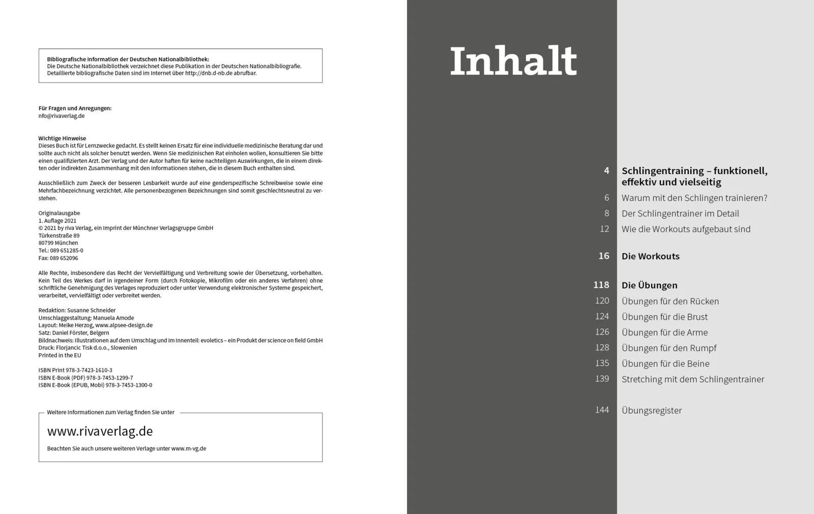 Detailansicht: 50 Workouts – Schlingentraining (Taschenbuch)