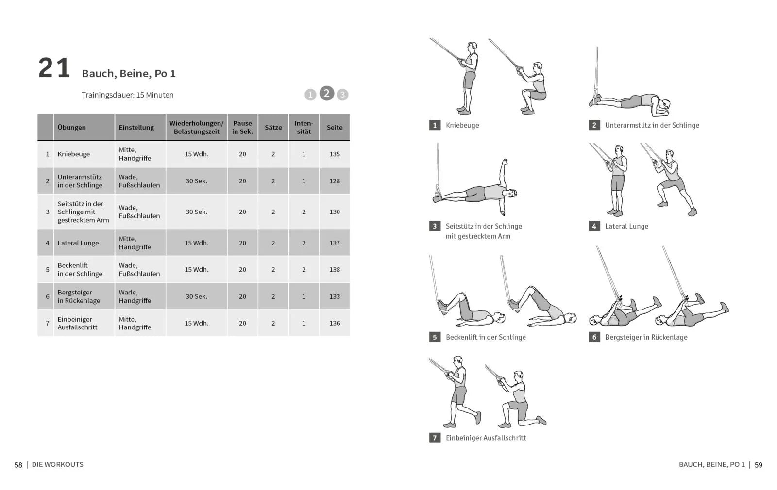 Detailansicht: 50 Workouts – Schlingentraining (Taschenbuch)