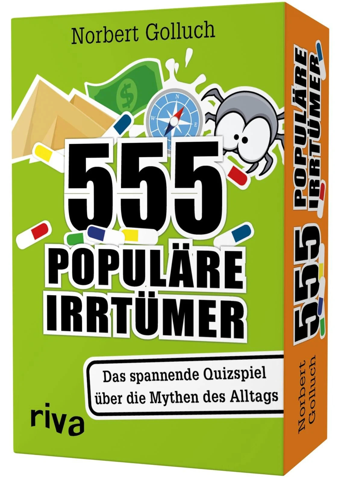 Quizspiel: 555 populäre Irrtümer – Das spannende Quizspiel rund um die Mythen des Alltags