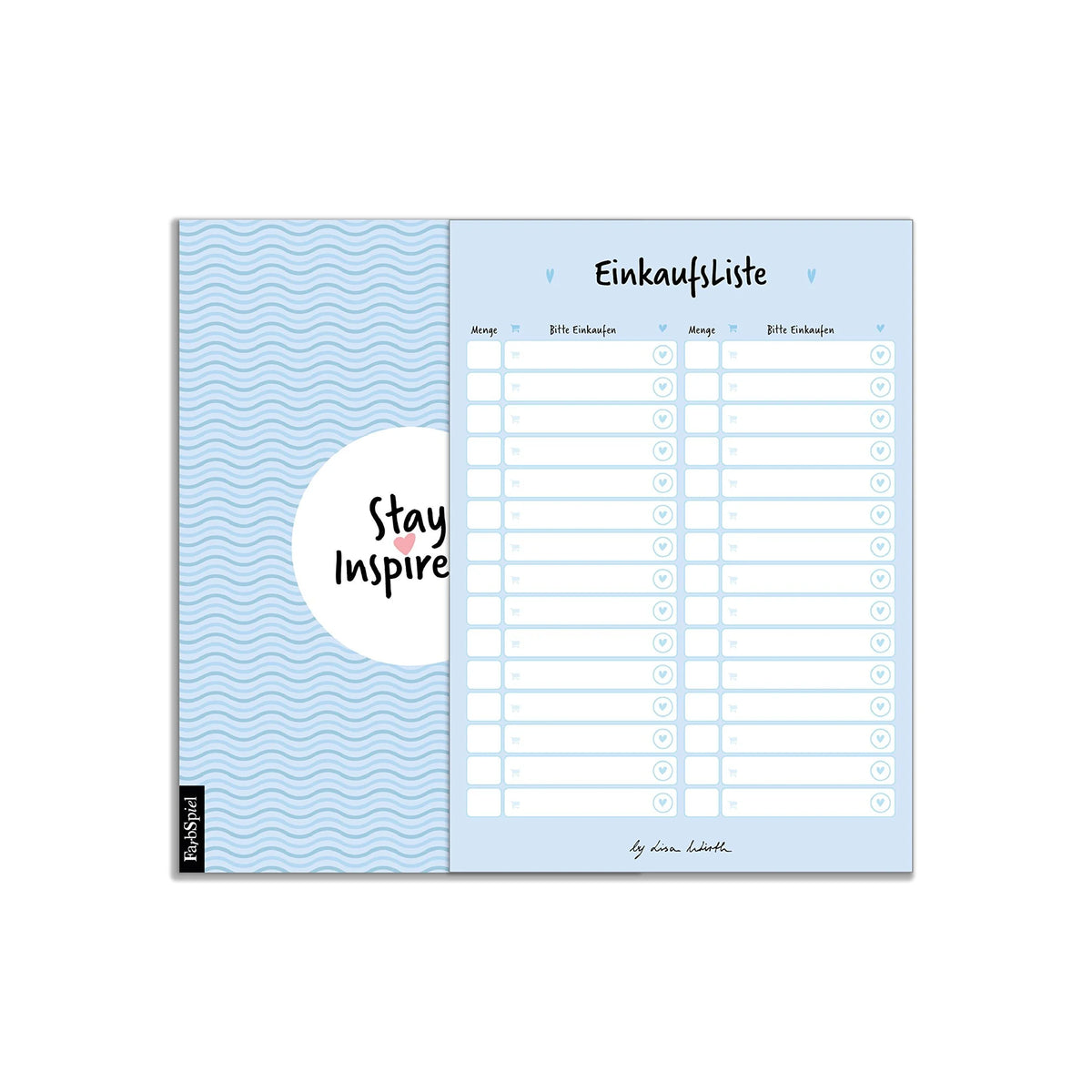 6 Blöcke inkl. Wochenplaner, Einkaufsliste, To Do Block/Liste, Notizblock, Kalender Notizblock, Rückruf Notiz, 50 Seiten pro Block, DIN A6, Hochwertige Papierqualität. – Ansicht