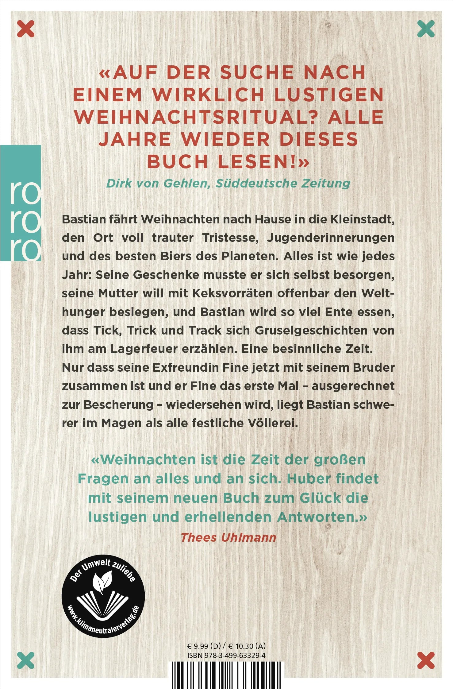 Buchrückseite von '7 Kilo in 3 Tagen' mit Klappentext - Taschenbuch
