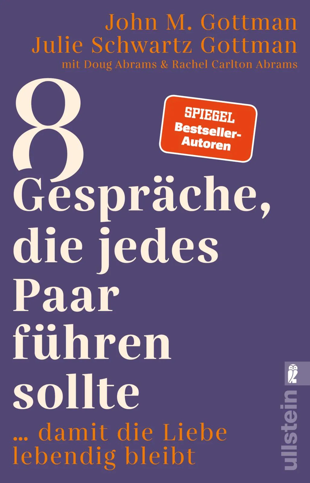 Buchcover von '8 Gespräche, die jedes Paar führen sollte ...' - Taschenbuch von John M. Gottman