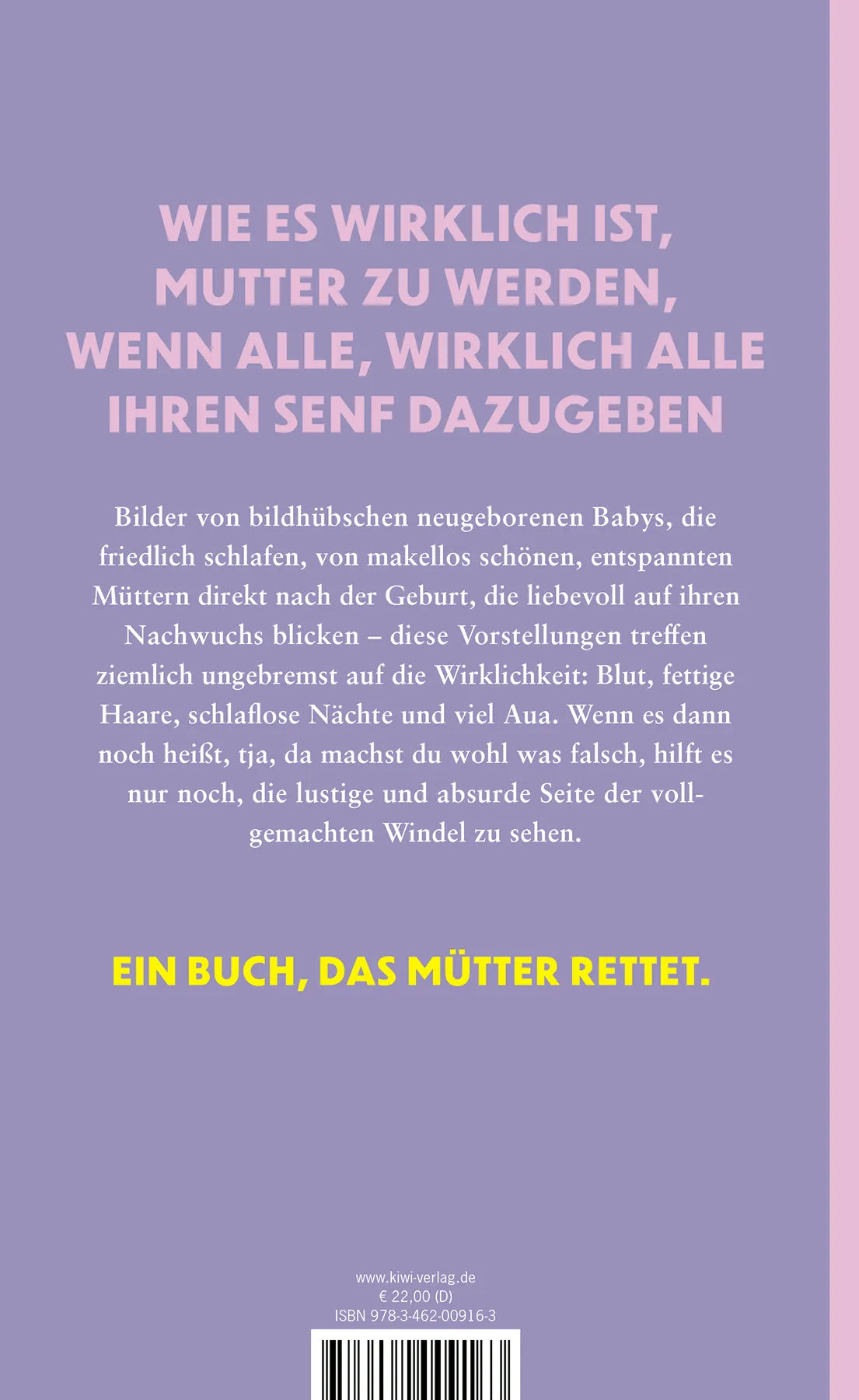 Rückseite: 8000 Arten, als Mutter zu versagen (Hardcover)