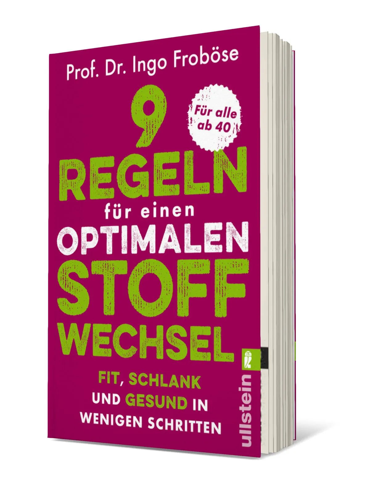 Buchcover von '9 Regeln für einen optimalen Stoffwechsel' - Paperback von Ingo Froböse