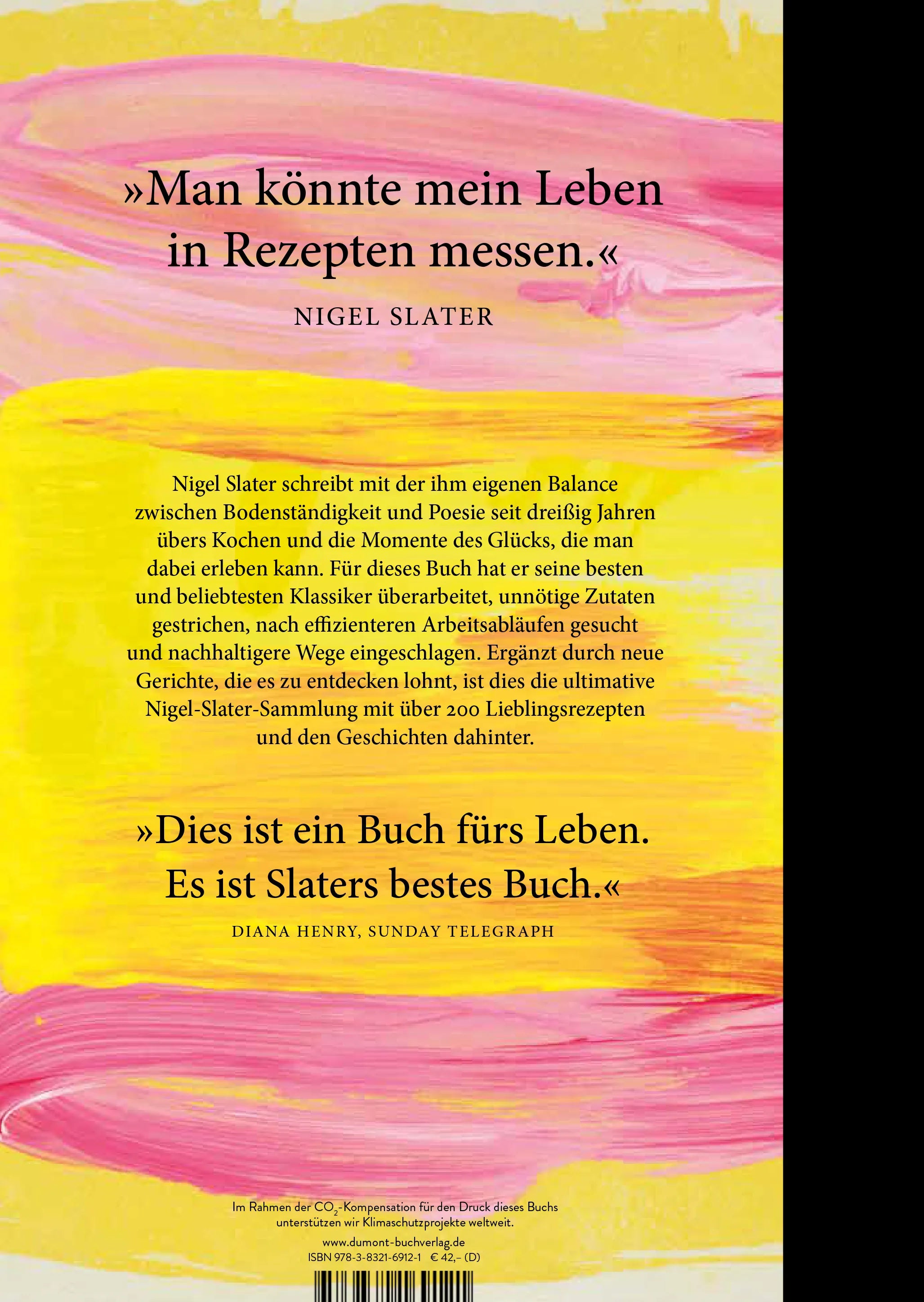 BuchrÃ¼ckseite von 'A Cook’s Book' mit Klappentext - Gebundene Ausgabe