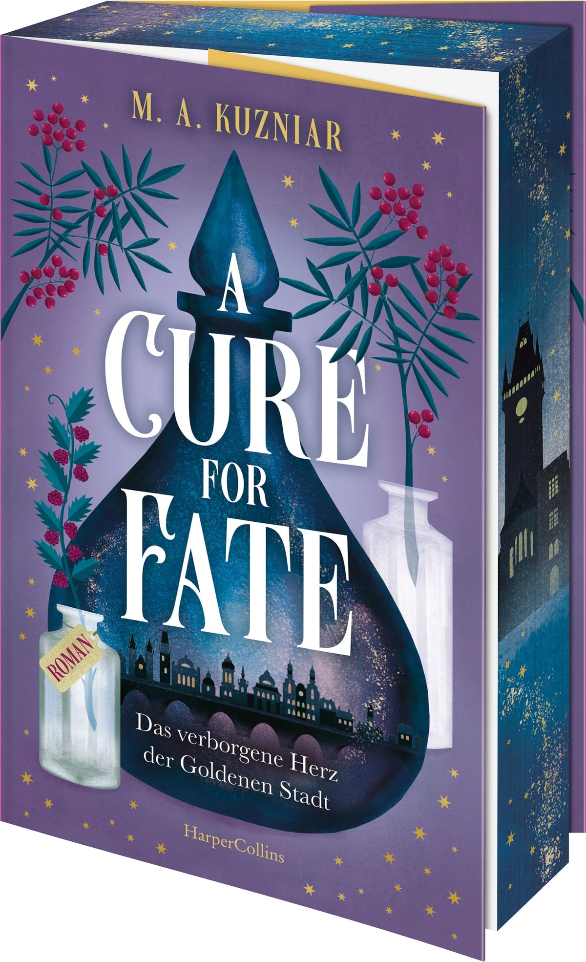 Cover: A Cure for Fate: Das verborgene Herz der Goldenen Stadt (Paperback) von M. A. Kuzniar