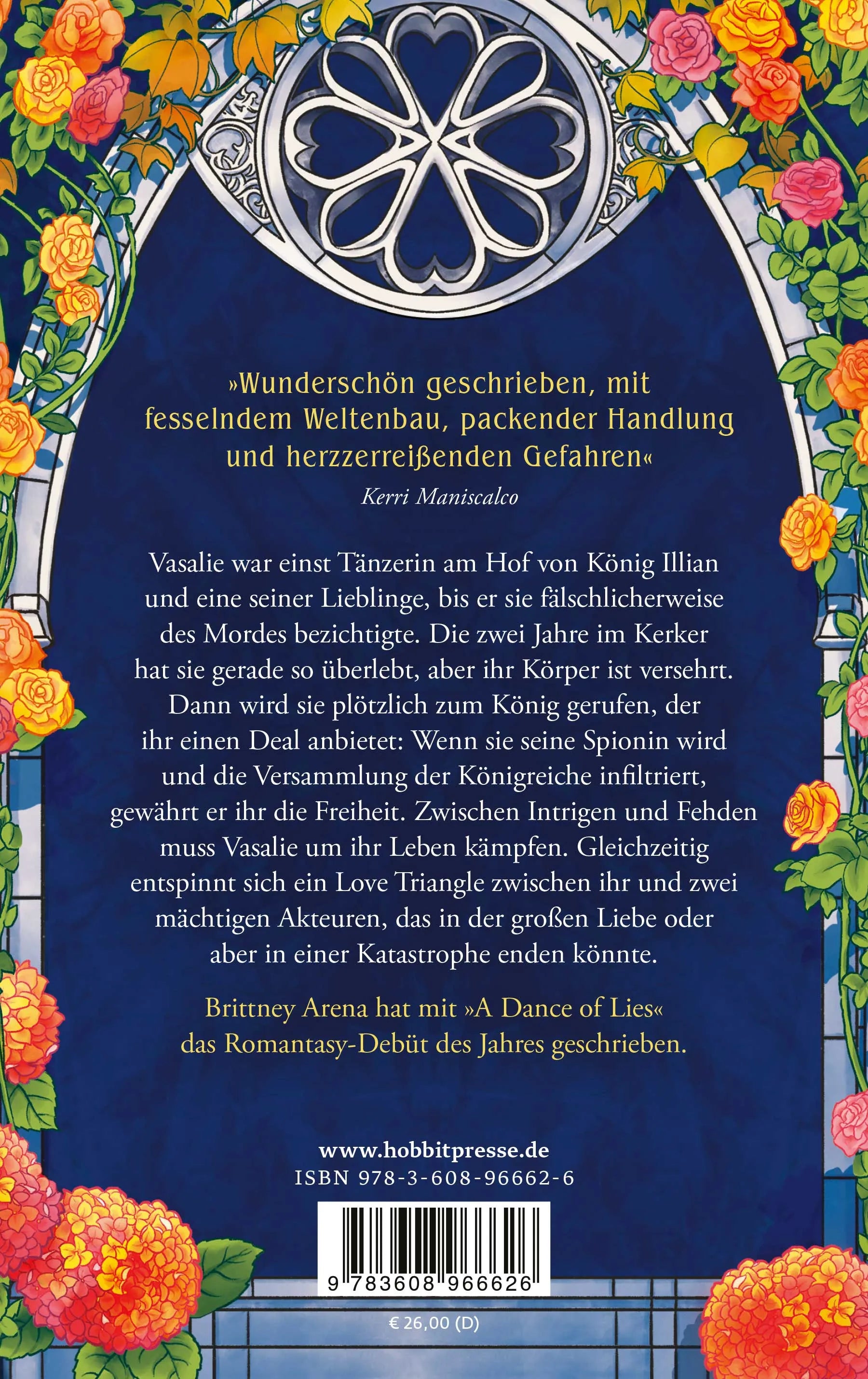 Rückseite: A Dance of Lies (Hardcover)