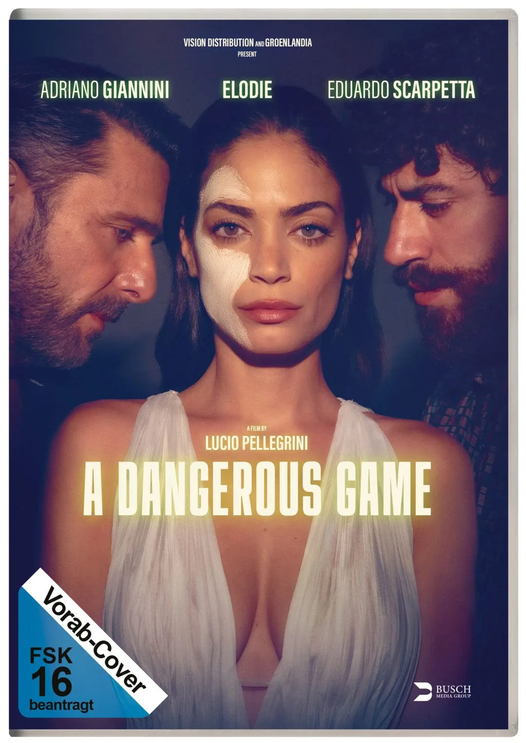 DVD-Cover: A Dangerous Game. Regie: Lucio Pellegrini. Vorläufiges ALIVE-Cover; finale Abbildung folgt