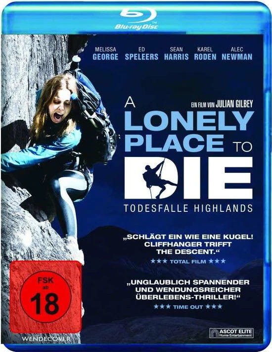 A Lonely Place to Die – Todesfalle Highlands – Blu-ray, Vorderseite der deutschen Ausgabe