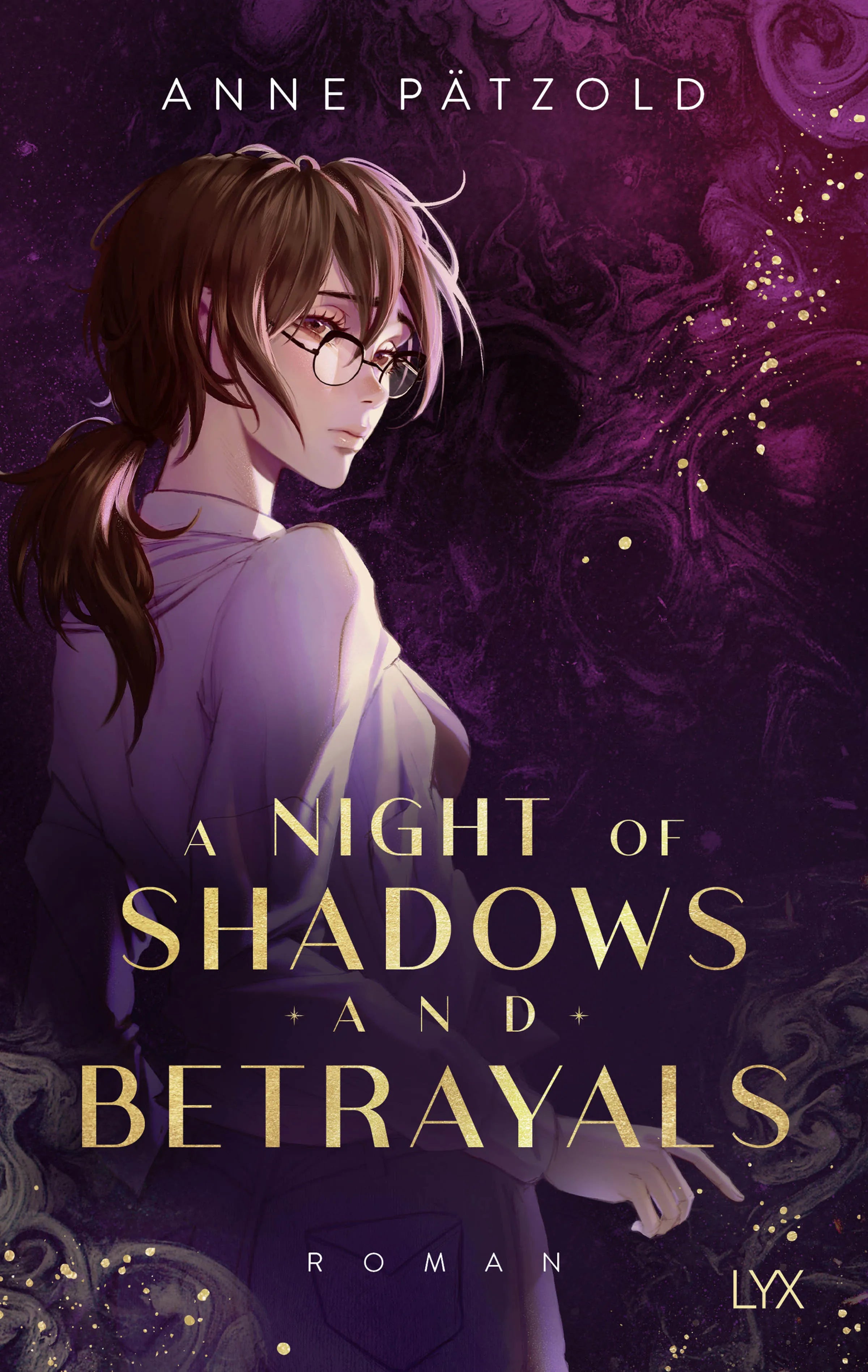 Buchcover von 'A Night of Shadows and Betrayals' - Gebundene Ausgabe von Anne Pätzold