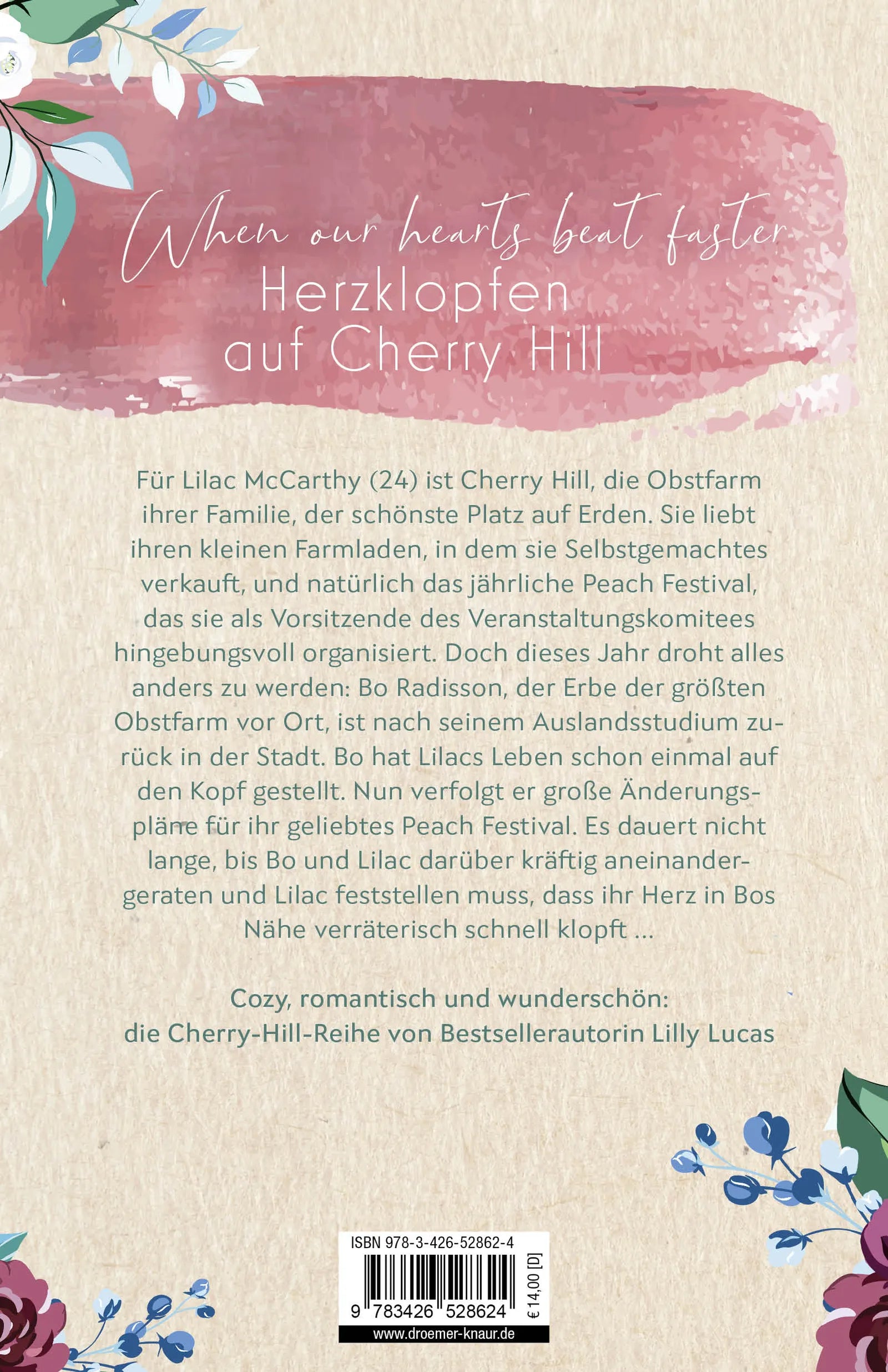 Buchrückseite von 'A Place to Grow' mit Klappentext - Paperback