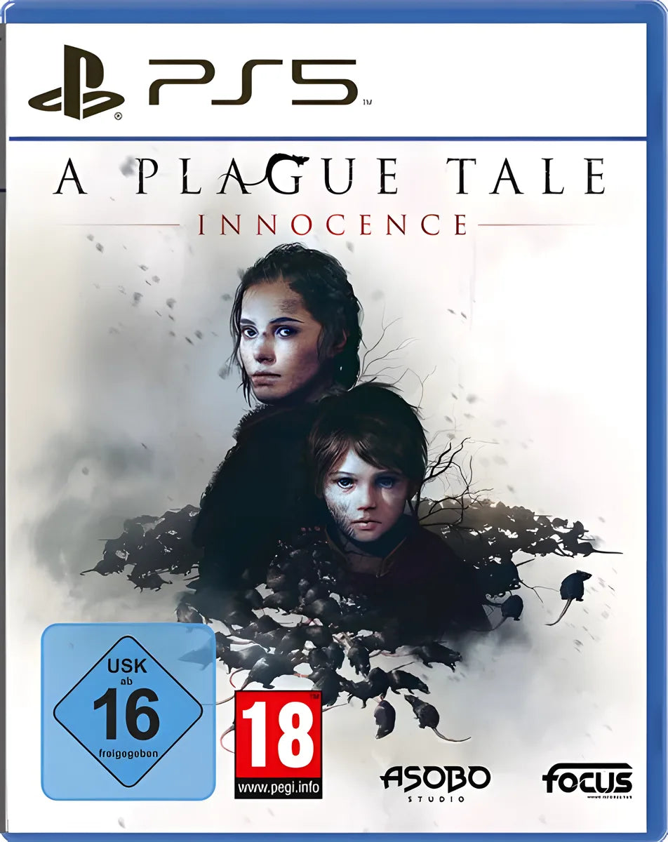 Cover: A Plague Tale: Innocence für PlayStation 5. Publisher: Focus Home Interactive