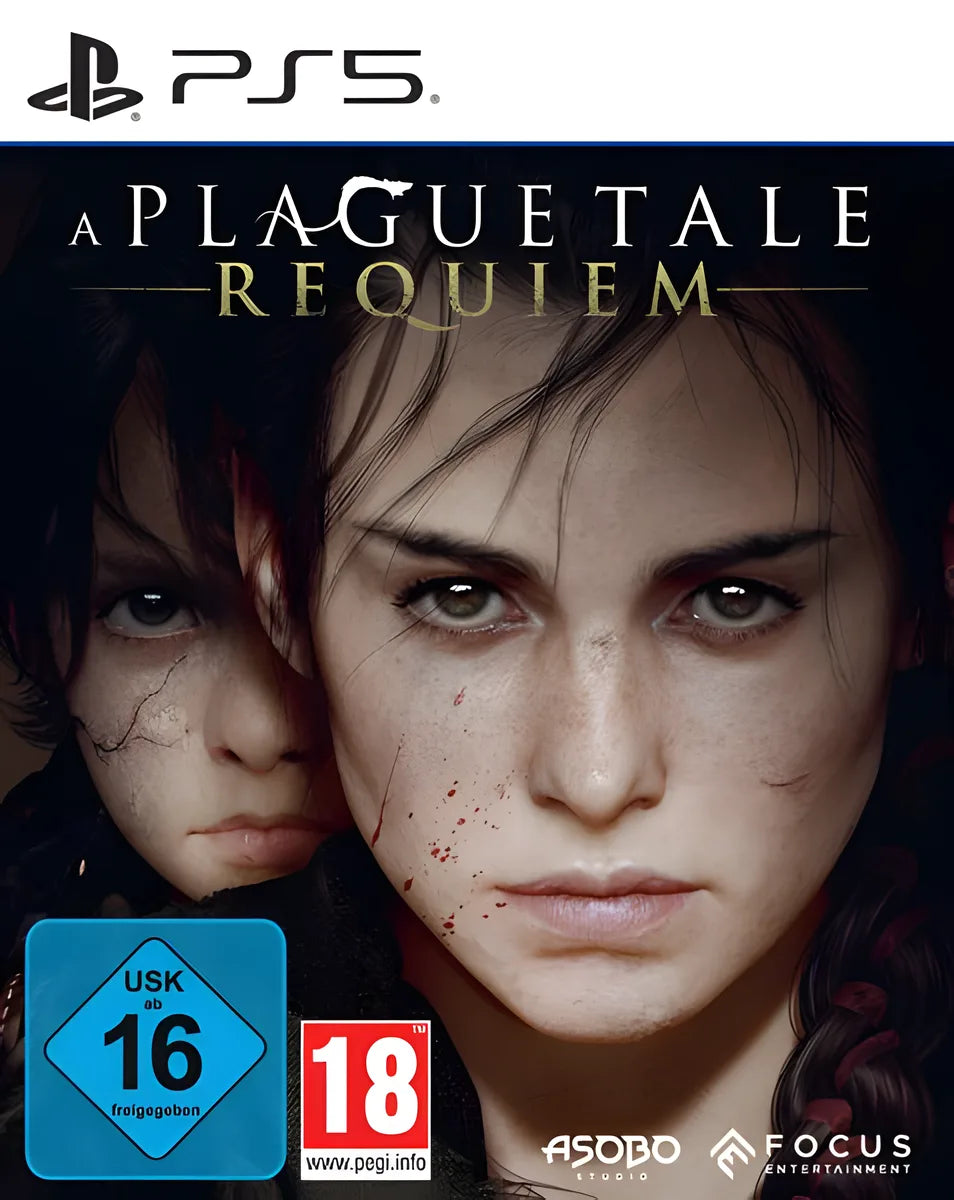 Cover: A Plague Tale: Requiem für PlayStation 5. Publisher: Focus Home Interactive