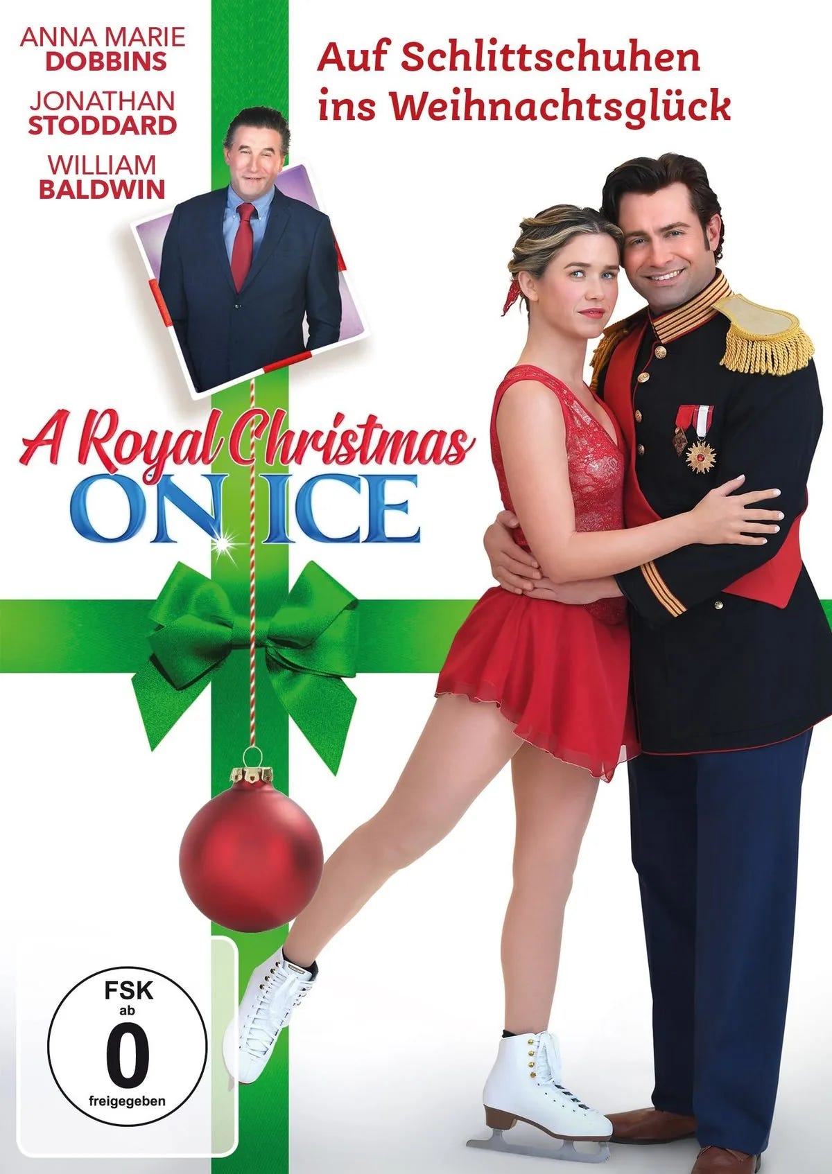 DVD-Cover: A Royal Christmas on Ice - Auf Schlittschuhen in. Regie: Fred Olen Ray