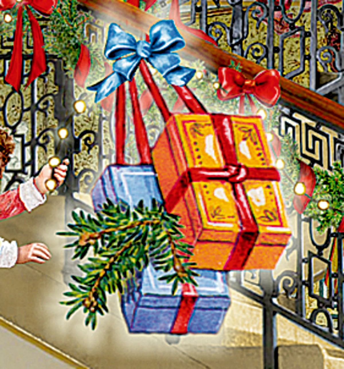A3-Wand-Adventskalender – Im Adventshaus – Ansicht