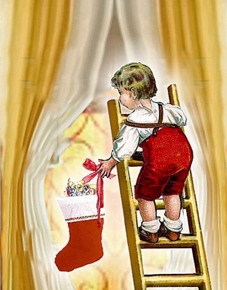 A3-Wand-Adventskalender – Zauberhaftes Weihnachtshaus – Ansicht