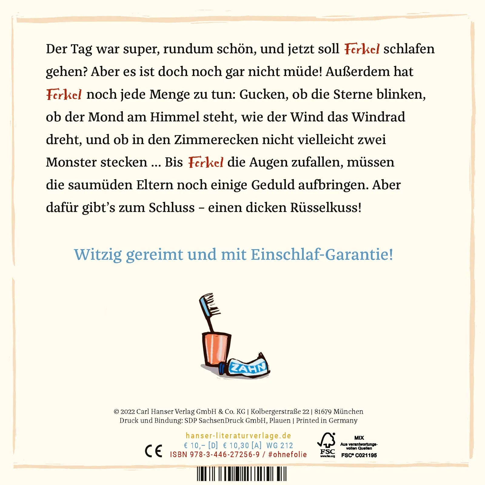 Abbildung von 'Ab ins Bett, Ferkel!'