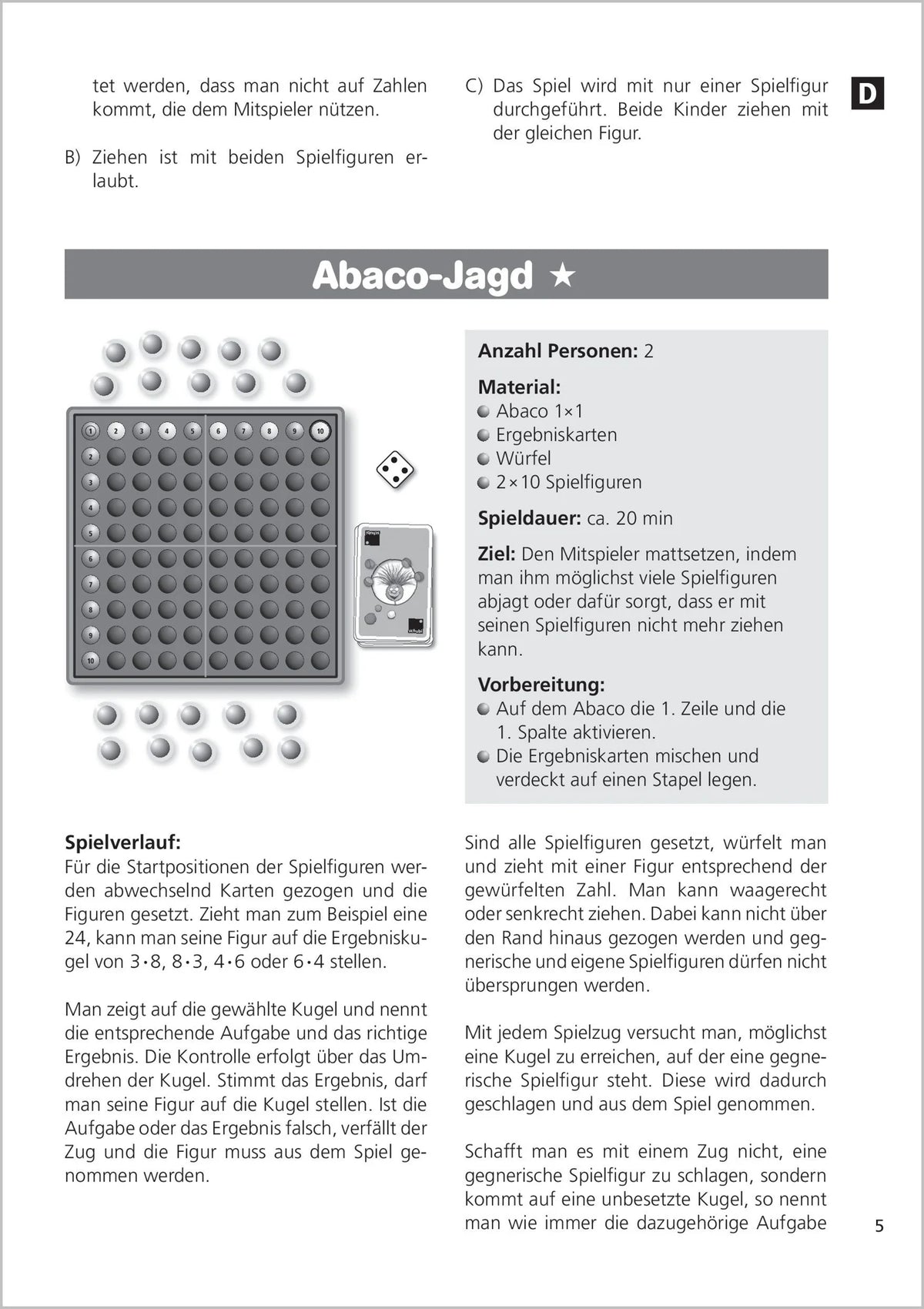 Abaco-Spiele 1x1 – Ansicht