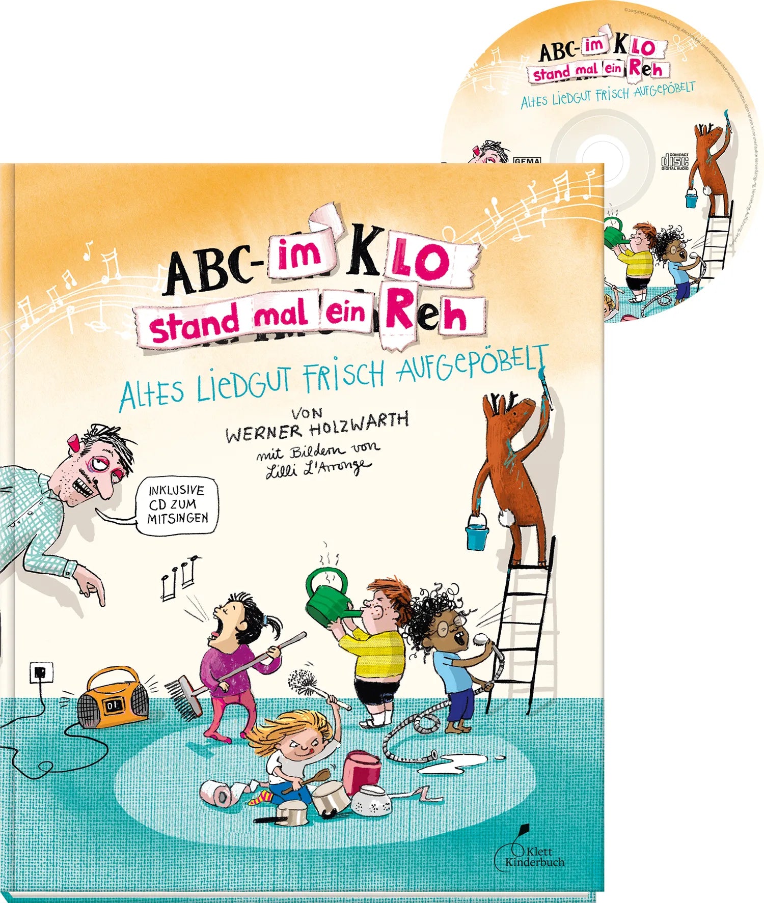 Buchcover von 'ABC - Im Klo stand mal ein Reh' - Gebundene Ausgabe von Werner Holzwarth