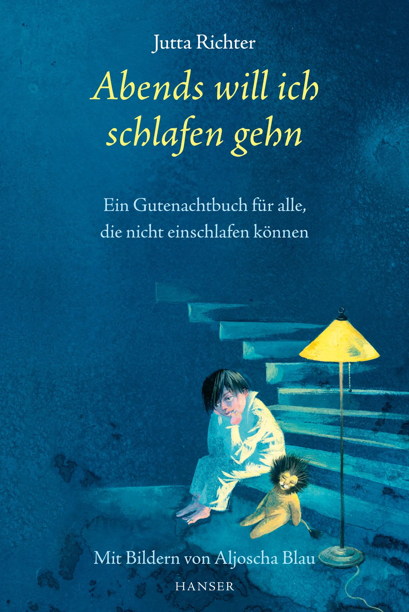 Buchcover von 'Abends will ich schlafen gehn' - Gebundene Ausgabe von Jutta Richter