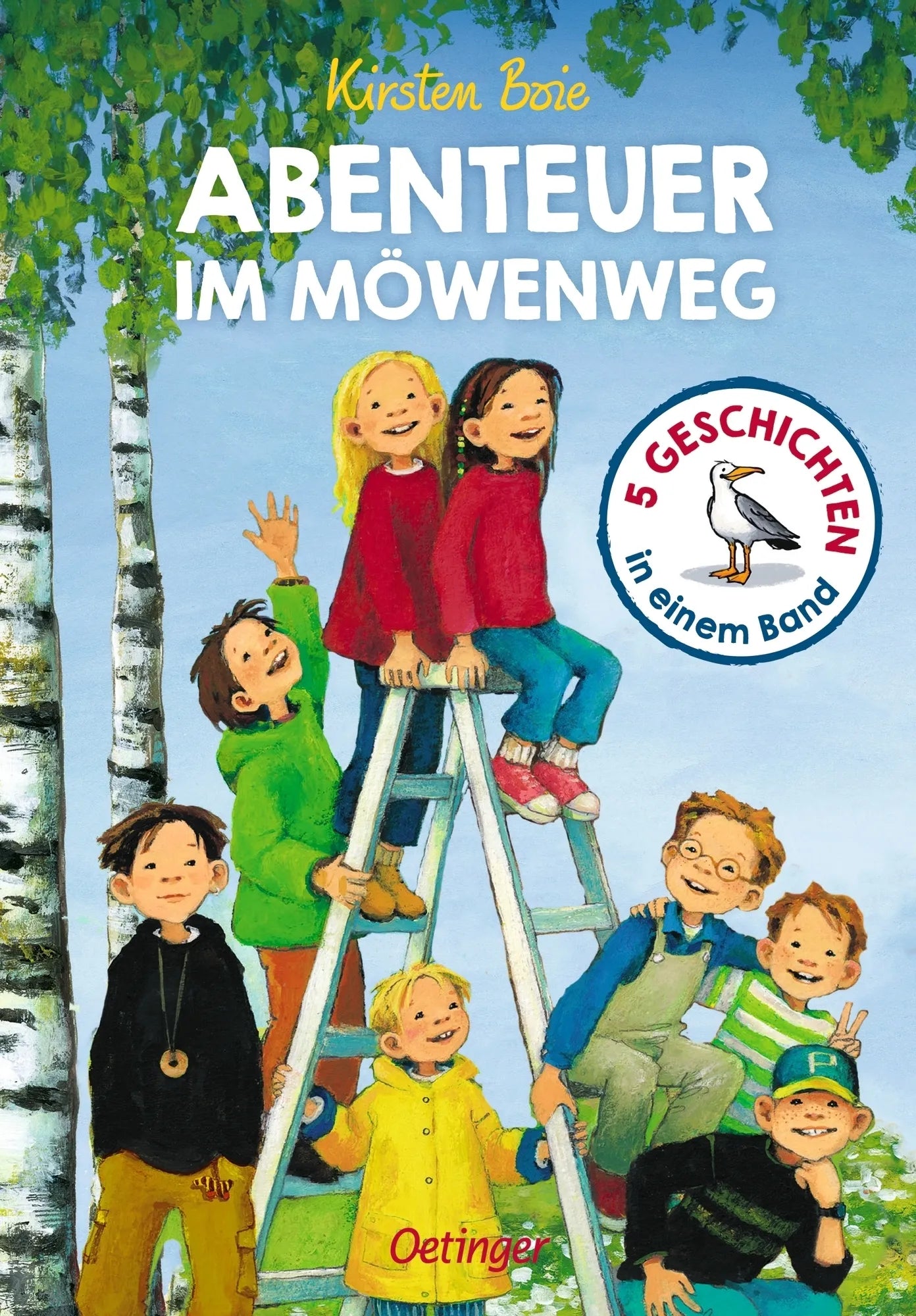 Buchcover von 'Abenteuer im Möwenweg. 5 Geschichten in einem Band' - Gebundene Ausgabe von Kirsten Boie
