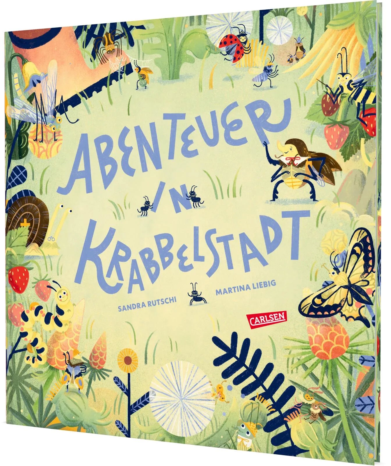 Buchcover von 'Abenteuer in Krabbelstadt' - Gebundene Ausgabe von Sandra Rutschi