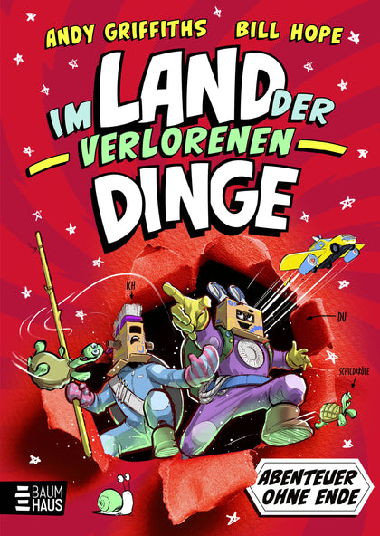 Buchcover von 'Abenteuer ohne Ende - Im Land der verlorenen Dinge' - Gebundene Ausgabe von Andy Griffiths